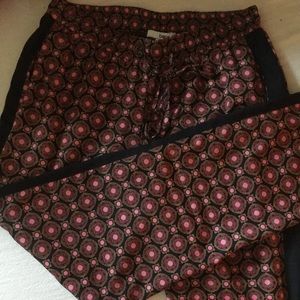 bar III silky dress pants with drawstring waist!